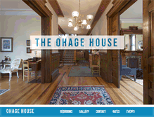 Tablet Screenshot of ohagehouse.com